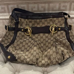 Authentic Gucci Horsebit Tote